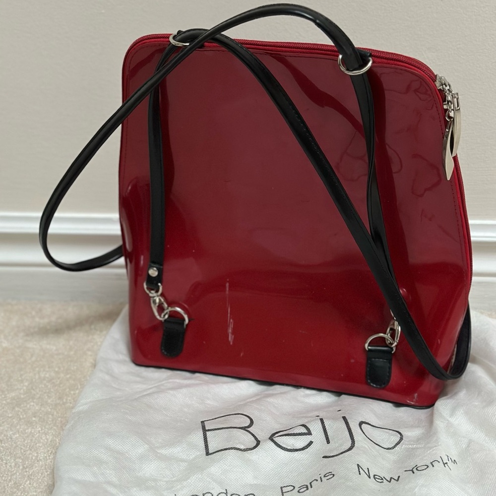 Red backpack/shoulder bag - Picture 2 of 2